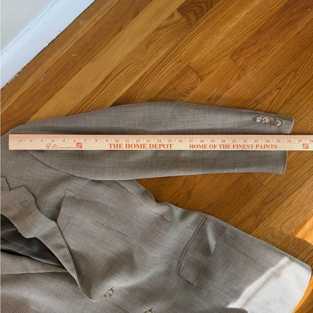 Polo Ralph Lauren Men’s Sport Coat Made in Italy 44 Long Tan Beige EUC